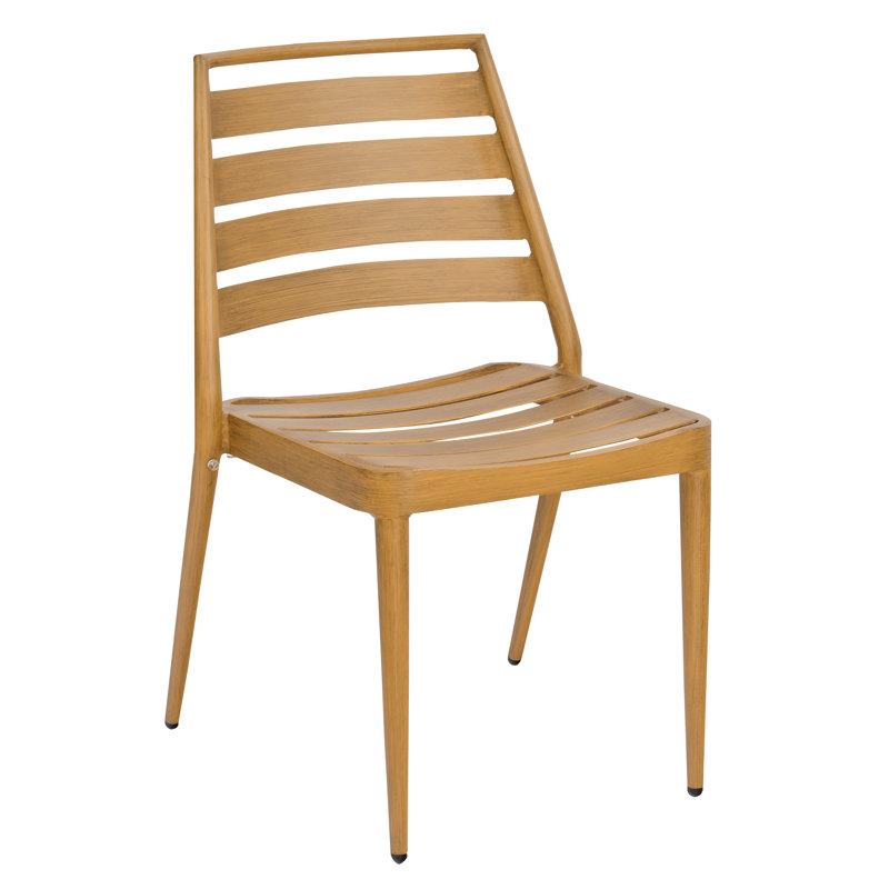Woodard Daytona Slat Stacking Patio Dining Chair Wayfair